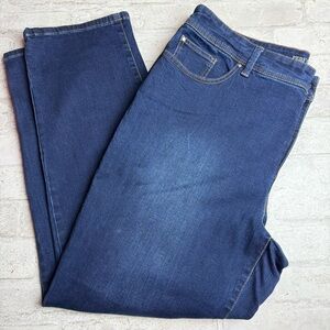 Chico's Perfect Stretch Jeans Women's 2.5 US 14 Straight Leg NEW NWOT